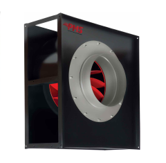PMS PMK-SY-2 Seyrek Kanatlı Tek Emişli Kare Kasa Salyangoz Fan 380V (5000 m³/h)