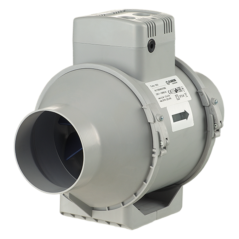 Blauberg Turbo-E 100 (187-145m³/h) Plastik Karma Akışlı Kanal Fanı