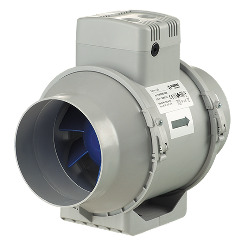 Blauberg Turbo 125 (345-230m³/h) Plastik Karma Akışlı Kanal Fanı