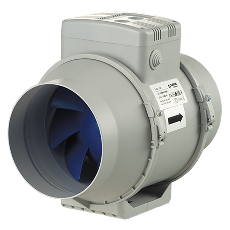 Blauberg Turbo-E 150 (520-405m³/h) Plastik Karma Akışlı Kanal Fanı