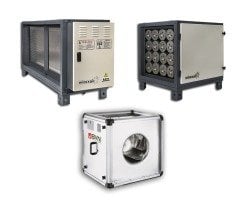 Elektrostatik Filtre Mcx5 - Aktif Karbon Filtre - Hücreli Plug Fan Set 5.000m3/h