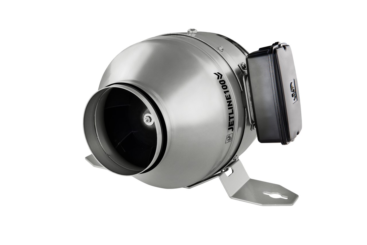 S&P Jetline 125 Yuvarlak Kanal Tipi Fan (411m³/h)