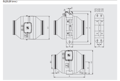 S&P Jetline 150 Yuvarlak Kanal Tipi Fan (717m³/h)