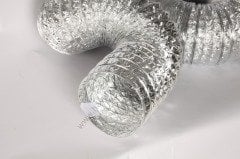 İzolesiz Alüminyum Ø280mm Fleksible Hava Kanalı Vstflex 10mt