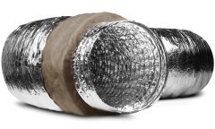 ISOAFS-ALU70 Alüminyum Isı İzoleli Flexible Hava Kanalı (10mt) Ø102mm