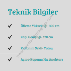 NİVA LİNDA KLC-L120 Isıtıcısız Kumandalı Hava Perdesi