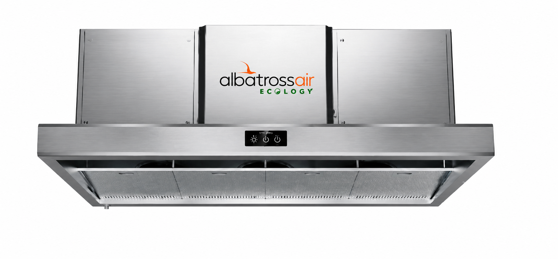 MHE180+  ELEKTROSTATİK FİLTRELİ DAVLUMBAZ + UVC KOKU FİLTRESİ ALBATROSSAIR 3.600M³/H