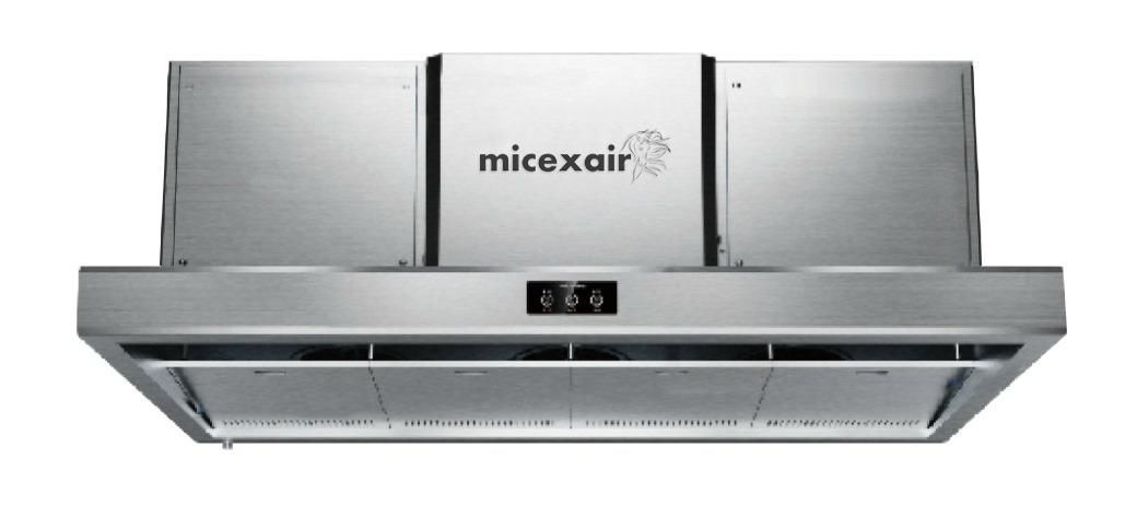 MHE180+  ELEKTROSTATİK FİLTRELİ DAVLUMBAZ + UVC KOKU FİLTRESİ MICEXAIR 3.600M³/H