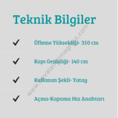 NİVA VİTO KLC-VAP140 Su ve Buhar Serpantinli Hava Perdesi