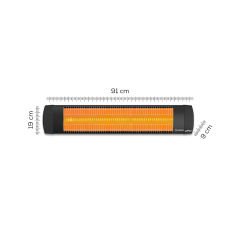 UFO Basic 2300 W Termostatlı Hem Yatay Hem Dikey Isıtıcı
