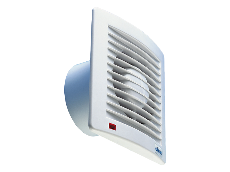 ELICENT E-Style 120 Aksiyal Ultra İnce Fan 165m³/h (plastik klapeli)