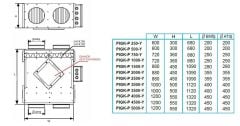 Pıgk-P 4000-Y Isı Geri Kazanım Cihazı (4000m³/h) (Kumanda Paneli Dahil)