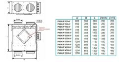 Pıgk-P 5000-Y Isı Geri Kazanım Cihazı (5000m³/h) (Kumanda Paneli Dahil)