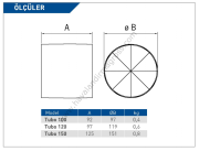 ELICENT Tubo 120 Aksiyal Kanal İçi Fan 180 m³/h