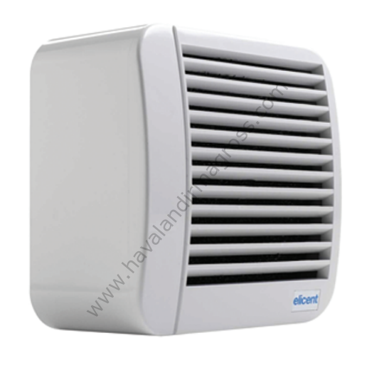 ELICENT Flux 250 Ø 120 Radyal Kanal Fanı 232m³/h (plastik klapeli)