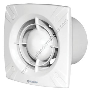 Blauberg Slim 125 Banyo Fanı İnce Ön Panel (190m³/h)