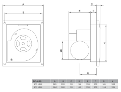 Bvn Bahçıvan Bpr 1015 Plastik Radyal Banyo&Tuvalet Aspiratörü (150m³/h)