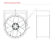 BVN Bahçıvan BTFM-EX 1250-T/6-14 Aksiyel Ex Proof Fan [100000m³/h]
