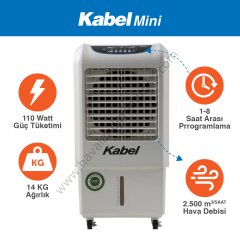 Kabel Mini Soğutucu - Sulu Sistem [2500m³/h]