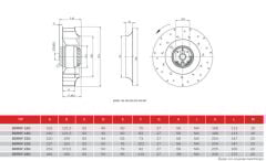 BVN Bahçıvan BDRKF 280-M Dıştan Rotorlu Geriye Eğimli Kanal Fanı [1850m³/h]