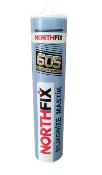 Northfix 605-Silikonize Mastik Gri