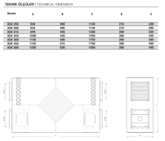 Fansan IGK 315 [1500m³] Plug Fanlı Isı Geri Kazanım Cihazları