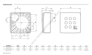 Vortice Vort Quadro Micro 100 [65/90m³/h] Duvar Tipi Radyal Fan