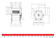 Bvn Bahçıvan Oçes Çift Emişli Radyal Fan Öne Eğimli (2200m³/h)
