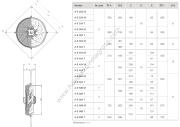 Vortice Vorticel A-E 454 T - 1400RPM Orta Basınçlı Aksiyel Fan [5187m³/h]
