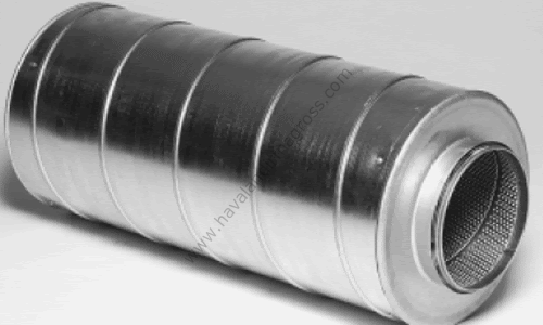 Kayıtes Yuvarlak Kanal Tipi Susturucu 800 mm - 1000 mm