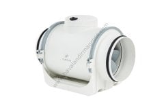 S&P TD Evo-200 Plastik Yuvarlak Karma Akışlı Kanal Tipi Fan [900m³/h]
