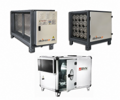 Elektrostatik Filtre Alx10 - Aktif Karbon Filtre - Hücreli Plug Fan Set 10.000m3/h