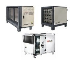 Elektrostatik Filtre Mcx10 - Aktif Karbon Filtre - Hücreli Plug Fan Set 10.000m3/h