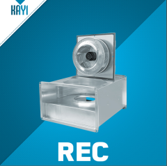 Kayıtes Rec 50-25 Dikdörtgen Kanal Fanı (1600m³/h)