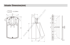 Hava Damper Motoru - 16Nm On/Off Actuator 24V