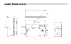 Yangın Damper Motoru - 5Nm On/Off Fire And Smoke Damper Actuator 24V