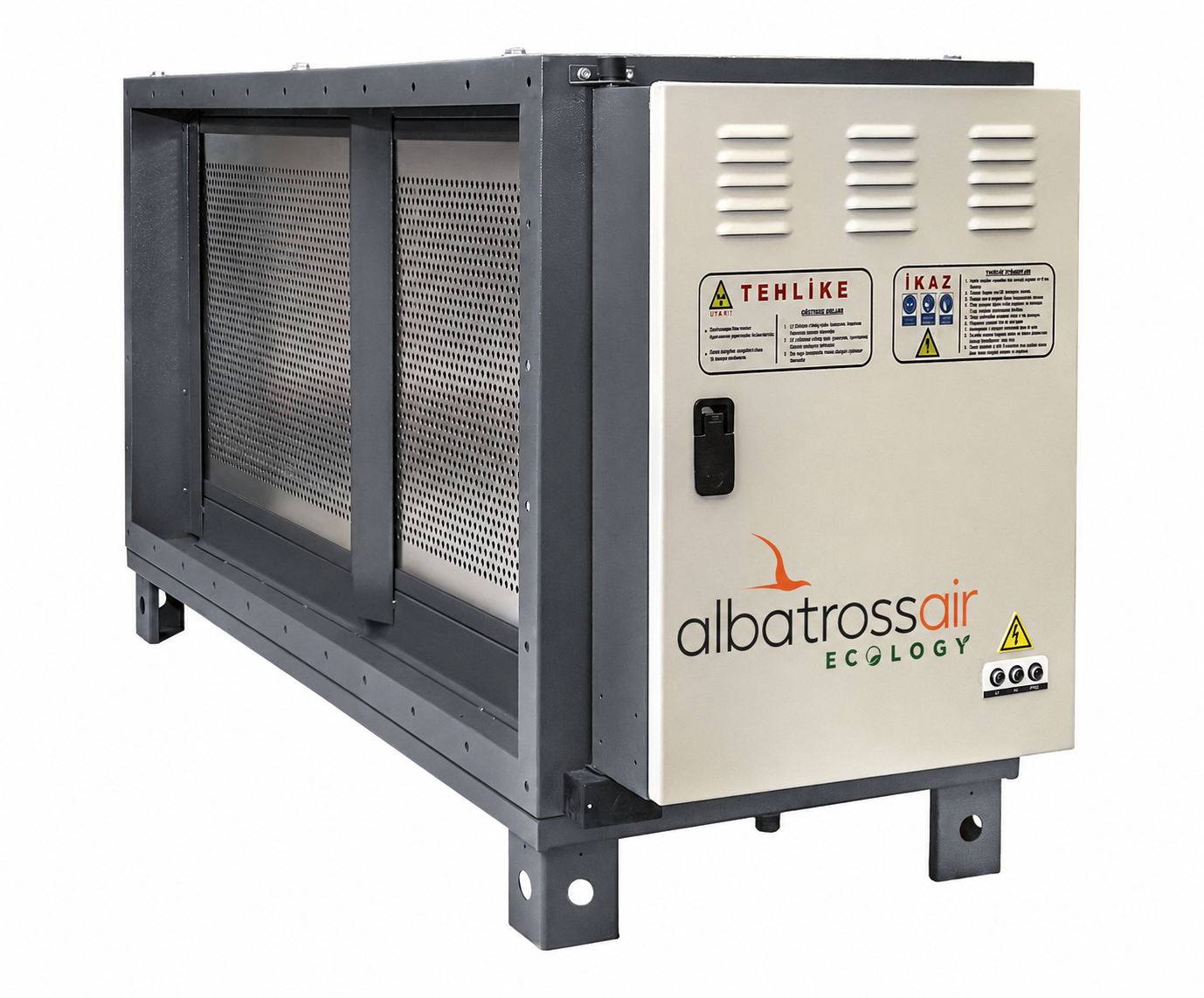 Elektrostatik Filtre Duman ve Yağ Temizleyici 5000m3/h MCE5