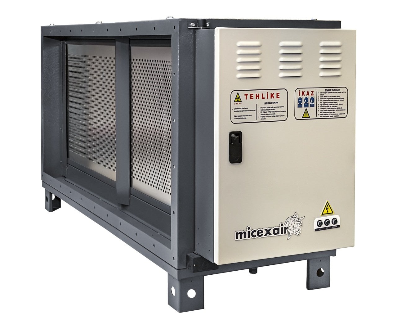 Elektrostatik Filtre Duman ve Yağ Temizleyici 8000m3/h MCE8
